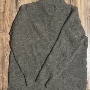 Abercrombie & Fitch Gray Cowl Neck Sweater